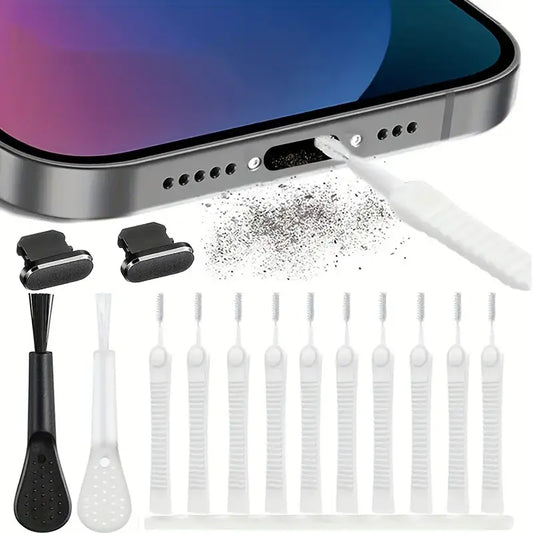 10 Pezzi Mini Set di Spazzole