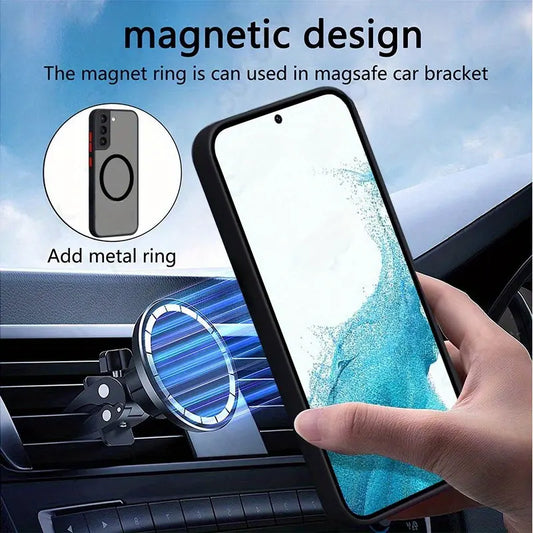 Custodia antiurto per Xiaomi Custodia protettiva compatibile con supporto magnetico per auto O-Ring