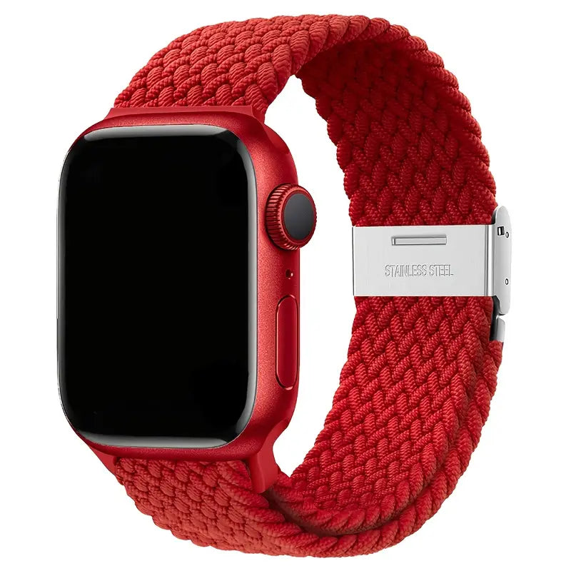 Cinturino Regolabile in Nylon Intrecciato per Apple Watch