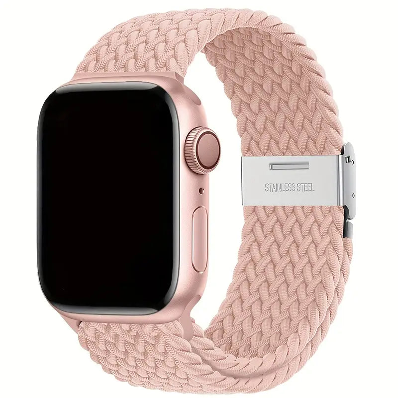 Cinturino Regolabile in Nylon Intrecciato per Apple Watch